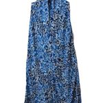 Lucky Brand Indigo Floral Maxi Dress Photo 3