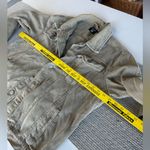 Boohoo Khaki Tan Olive Denim Jean Jacket Size 10 Photo 7
