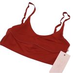 FREE PEOPLE x HAH Bralette Women Sz L Bronze Organic Sporty Casual Athletic NWT Tan Size L Photo 2