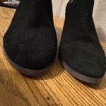 Lucky Brand sz 7.5 Womens Black Chunky Heel Zip Up Ankle Booties Fall Western Photo 9