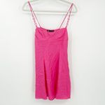 ZARA Womens Blogger Fav Party Chain Strap Corset Satin Cami Slip Mini Dress XS Photo 1