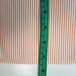 Ann Mashburn Orange White Striped Cotton Popover Shirt Blouse USA Photo 11