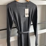 ZARA knit wrap dress. S Photo 4