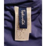 Splendid In the Groove Bandeau Bikini Bra Top Groove Navy Medium NEW Photo 2