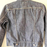 Levi's Levi’s Dark Rinse Denim Jean Jacket Size Small Cropped Classic Cotton Button Up Photo 6