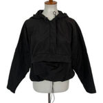 FAVLUX  Top Large Black Hooded Photo 0