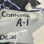 Charles Henry Charles‎ Henry Navy and White Floral wrap Dress size M long sleeve knee length Photo 6