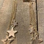 Cute Star Dangling Earrings Gold Photo 0