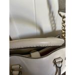 Michael Kors MK Cream Hamilton Leather Womens Purse Bag Tote Shoulder Bag Photo 6