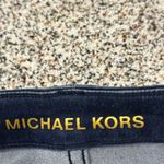 Michael Kors  Women's Size 4 Blue Izzy Skinny Lace-Up Jeans Dark Wash Photo 9