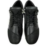 Giuseppe Zanotti Megatron Nero Black leather mesh Sneakers Size 36 MSRP: $795 Photo 1