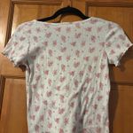 Olivia Rae Floral Pink and White  Top Small Photo 1