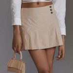Anthropologie pleated mini skirt Photo 0