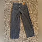 Levi's levi’s baggy dad jeans size 27 grey washed black Photo 4