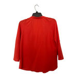 Under Skies  Women Blouse Size Medium V-Neck Rolled Tab 3/4 sleeve Top Tees Photo 1