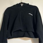 Madhappy  Original Cropped Universal Logo Hoodie in Black Size Medium Photo 2