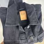 Gap Black Denim Puff Sleeve Jean Jacket Size Small NEW Photo 4
