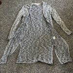 Pink republic  Heather Gray Open Cardigan Photo 2