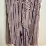 Mac Duggal SEQUINED BUTTERFLY SLEEVE HIGH LOW GOWN dress size 12 Photo 6