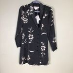 Saltwater Luxe Women Black floral Print Blazer Dress Sz. Sm NWT Feminine Dressy Photo 2