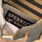 Sperry Bahama Denim Boat Shoes Women’s Size 5M Gray Canvas Lace-Up Photo 2