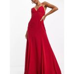 ASOS DESIGN Maxi Dress Women's 10 Ruched Bust Chiffon Paneled Corset A-Line NWT Photo 10