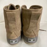 MarleyLilly Tan and Gray Winter Rain Boots with Waterproof Design Photo 2