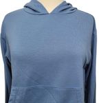 joe's jeans Joe’s Jeans Blue Hoodie Sweatshirt Women’s Size Small Pullover Kangaroo Pocket Photo 1