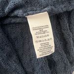 Free People navy thrills and frills off the shoulder shirt Photo 3