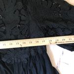 Anthropologie  Deletta EUC Desi Black Lace Tunic Top Size S Photo 8