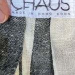 Chaus Vintage Plaid Midi Skirt Red, Black And Cream Pleated Size 28 Waist Red Photo 7