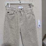 Kancan corduroy jeans Beige Pants Straight Leg High Rise Women’s Size XS/25 Photo 1