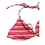 Solid & Striped Bikini Top Womens Size Medium Pink Striped Spaghetti Strap NWT Photo 1