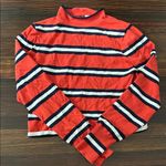 Urban Outfitters Red and black Striped Turtleneck Sweater Photo 3