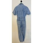Free People  Marci Denim Jumpsuit in Wash Powder Size Small Photo 6