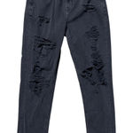 American Eagle  Ripped &‎ Destroyed High Rise Mom Jeans Size 0 Photo 0