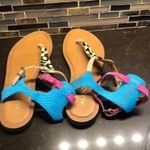 ALDO  animal print ankle strap sandals Women’s Size‎ 9 Photo 7