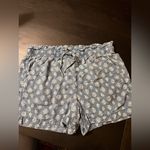 High Waist Blue and White Shorts with Elastic Waistband Size undefined Photo 9