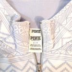 PINK - Victoria's Secret PINK Zig Zag Print Zip Mock Neck Sweater Photo 5
