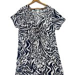 Swimsuits for All Women's Beach Coverup Tunic Plus Sz 14/16 Black White Kaftan Photo 0