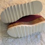 Bamboo Cute Velvet sky high laced tie Wedge platform sneaker shoes Photo 2