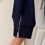 ZARA | Navy Blue Zip Jogger Style Pants XS Photo 4