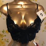 Free People  2 Pack Everyday Lace Longline Bralette in black combo Size S Photo 5