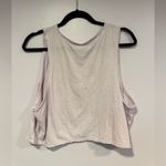 Aerie Purple drapey  crop pocket tank Photo 2