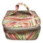 Tonic Australia Bright Printed Pink Sticks 4 x 4 Travel Soft Jewelry Case Cube Photo 1