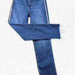 J Brand Medium Jules High Rise Rhinestone Stripe Straight Crop Jeans Size 26 Photo 0