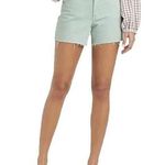 Universal Threads Women's High-Rise Vintage Midi Jean Shorts - Universal Thread Mint Green Size 16 Photo 0