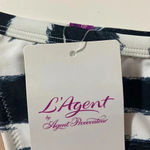 Agent Provocateur L’agent blue white bikini bottom gold clasp xs swim bottoms Photo 3