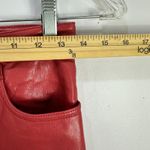 Wilfred Pants 4 Aritzia Melina Faux Sienna Red Leather Straight Edgy Boho Glam Photo 3