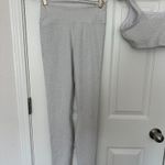 Alo Yoga High Waist Vapor White Leopard Carbon38 Legging and Bra Set Photo 3